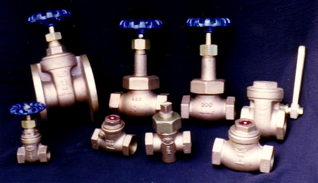 Large industrial penstock valve installation